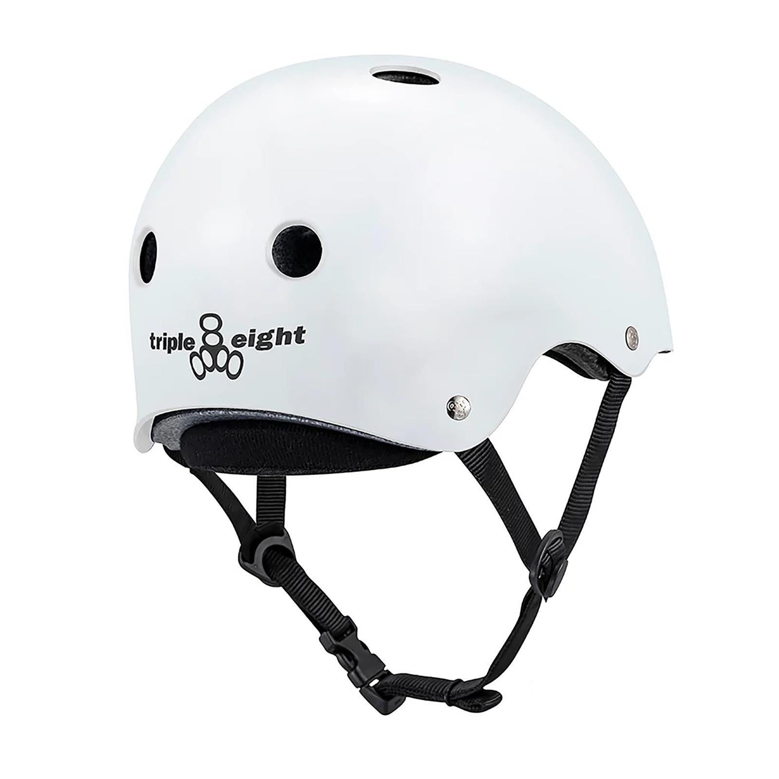 Triple 8 Deep Cover Helmet / White Glossy