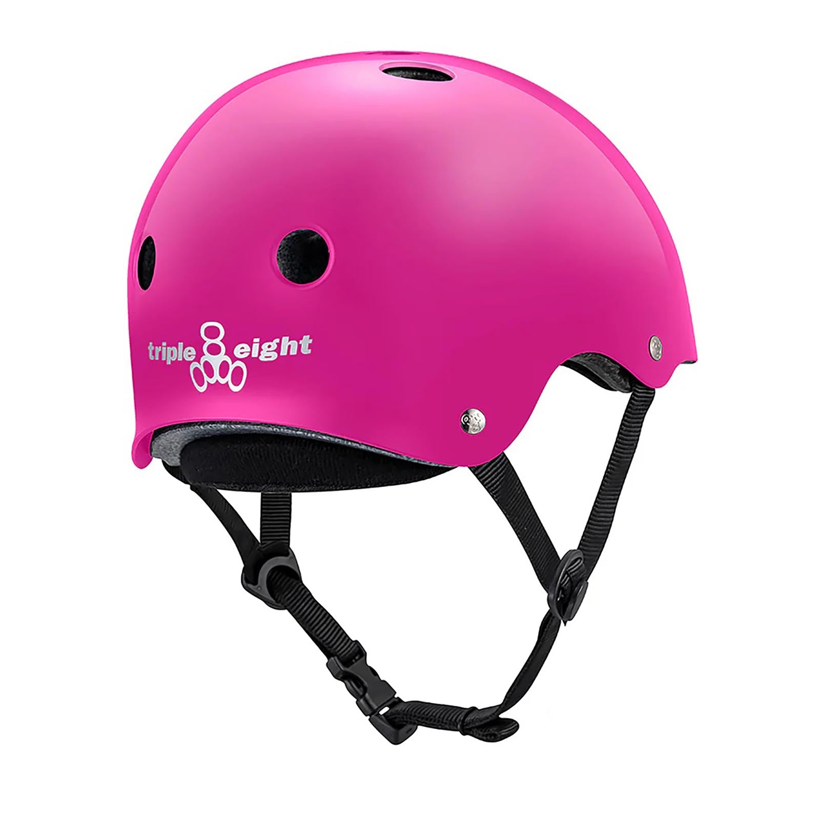 Triple 8 Deep Cover Helmet / Pink Glossy