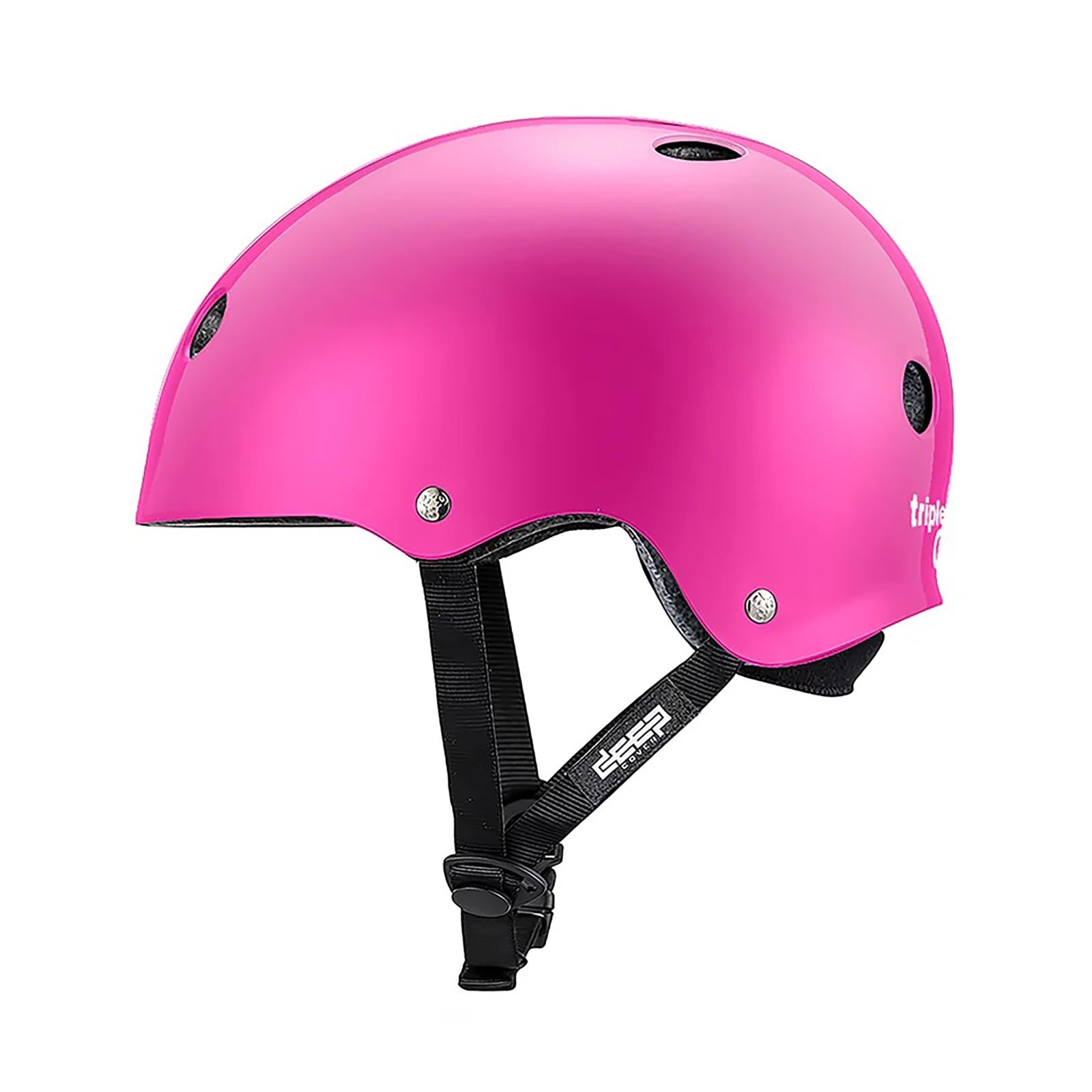 Triple 8 Deep Cover Helmet / Pink Glossy