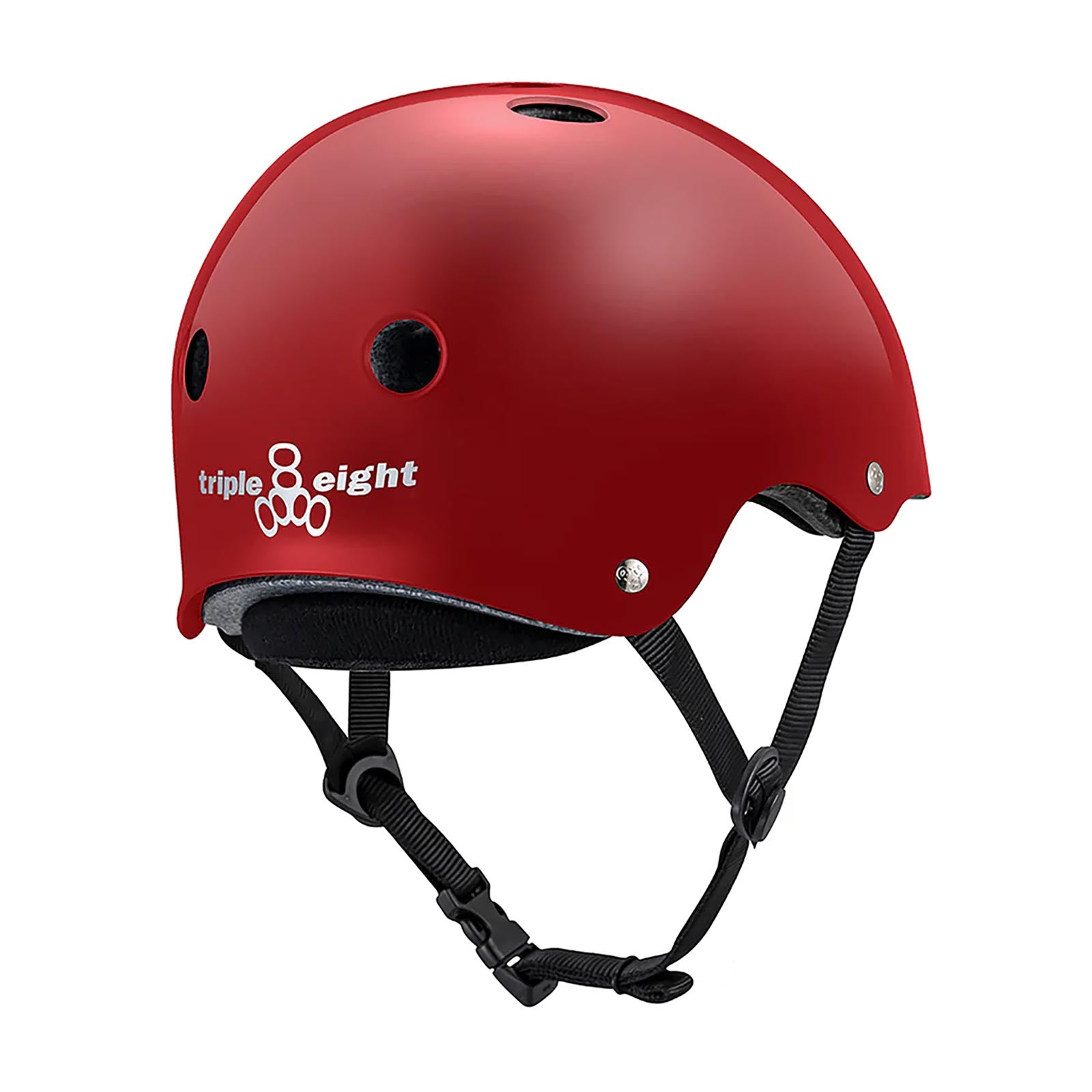 Triple 8 Deep Cover Helmet / Scarlet Red Glossy