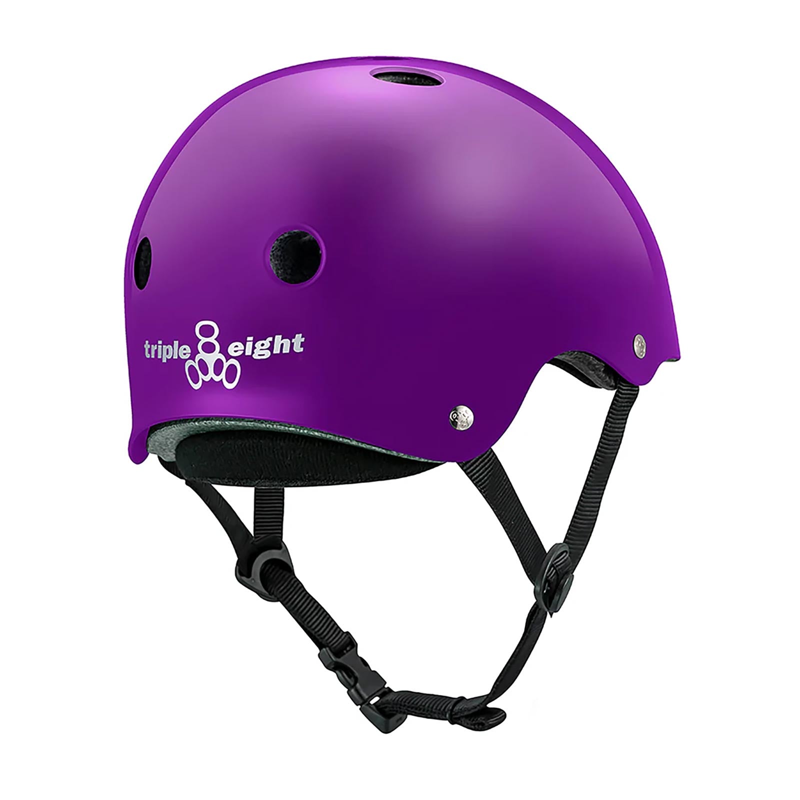 Triple 8 Deep Cover Helmet / Purple Glossy