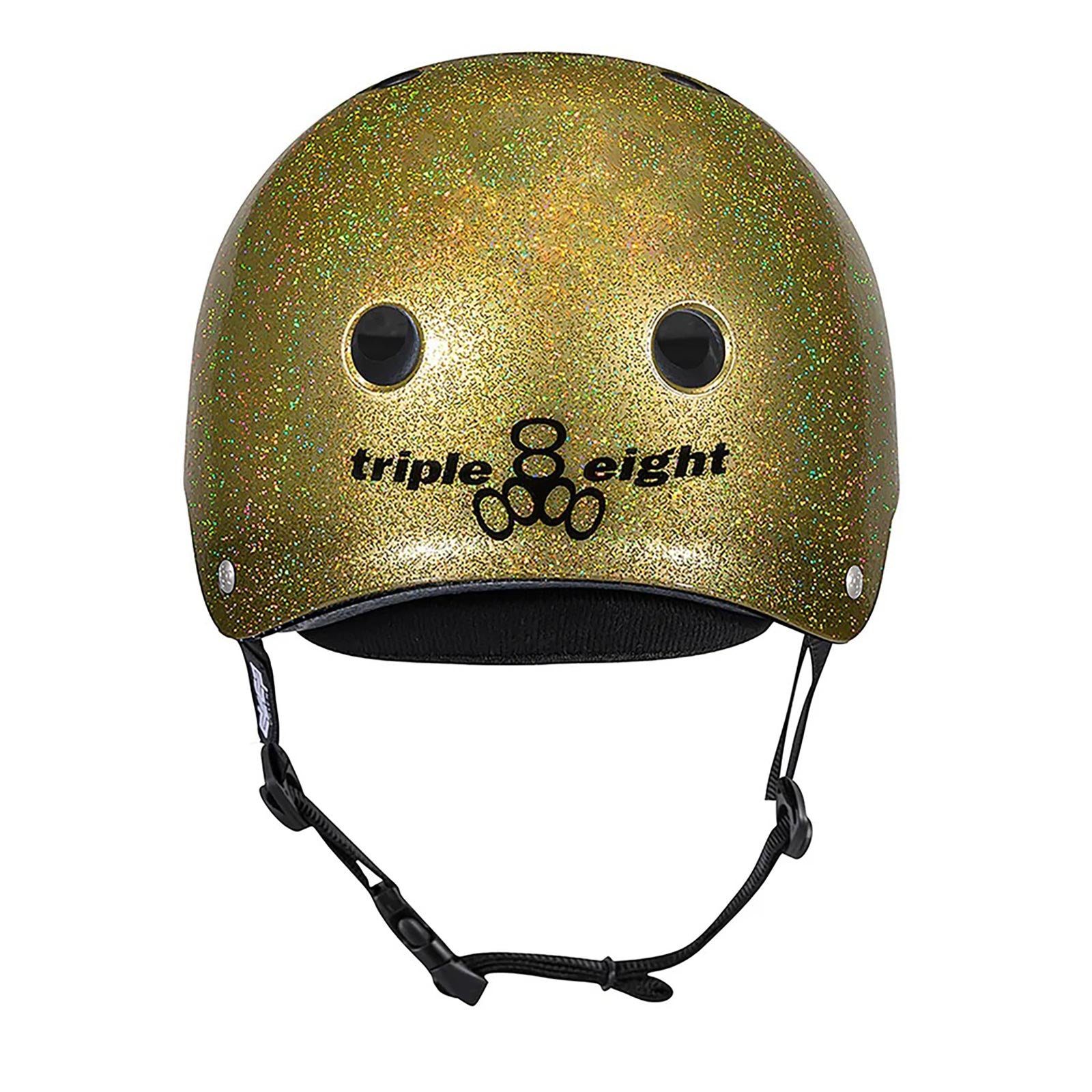 Triple 8 Deep Cover Helmet / Gold Glitter