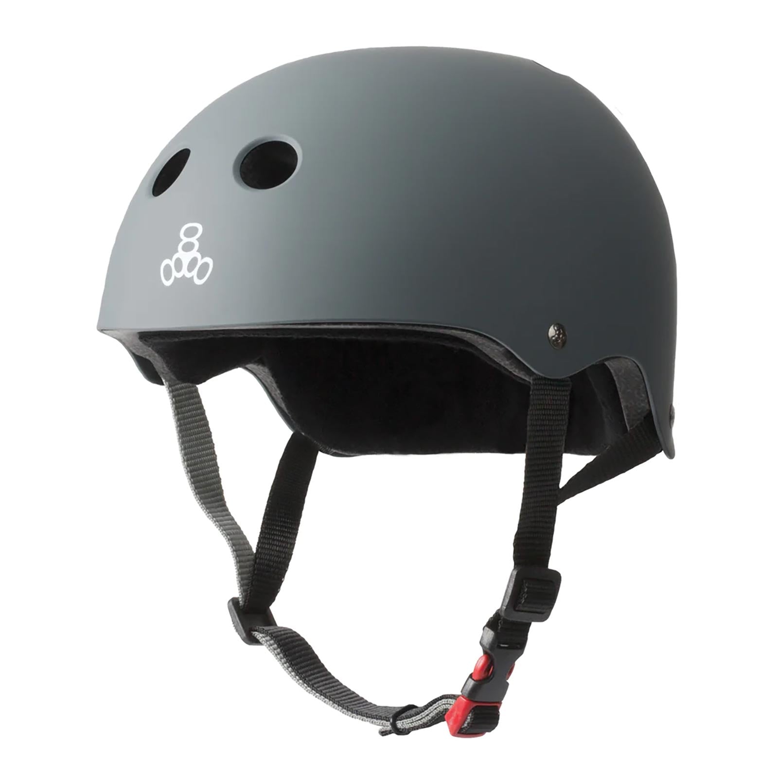 Triple 8 THE Certified Sweatsaver Helmet / Carbon Rubber