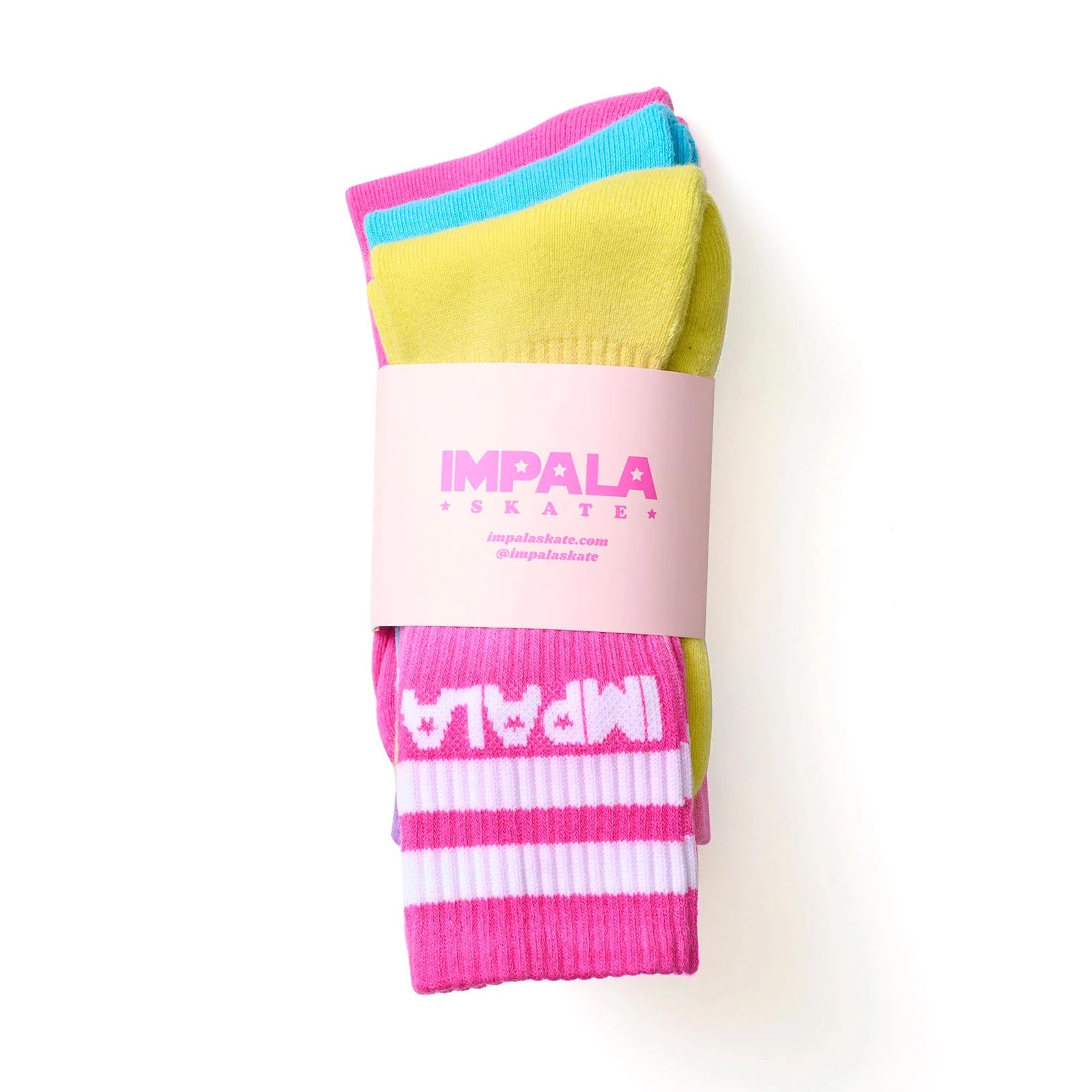 Impala Stripe Socks (3 Pack) / Tropicana