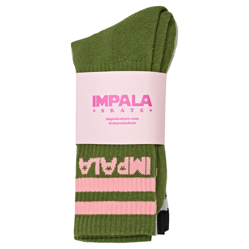 Impala Stripe Socks (3 Pack) / Camo