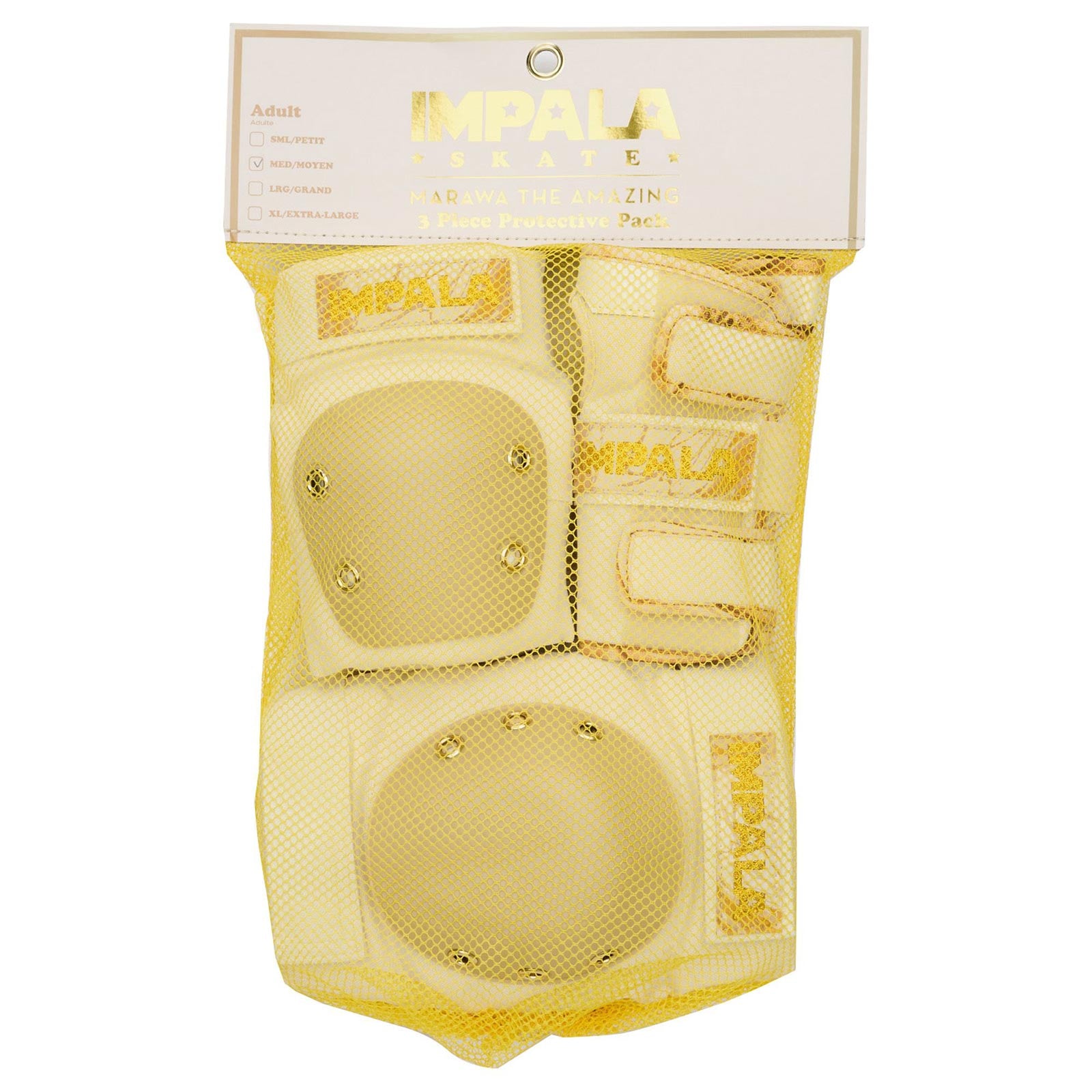 Impala Protective Tri-Pack / Adult / Marawa Gold