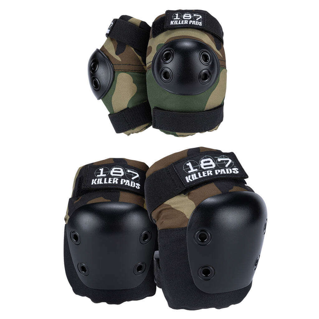 187 Knee & Elbow Pad Combo Pack / Camo / XS