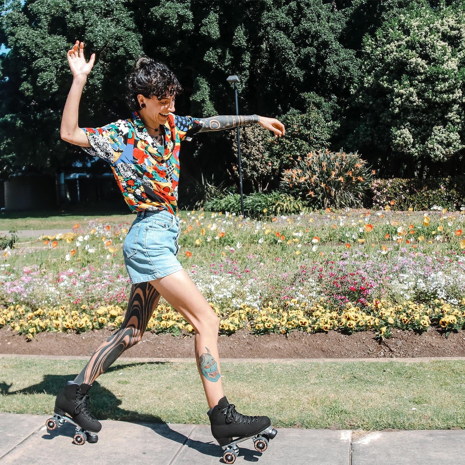 Chuffed Wanderer Roller Skates / Vegan Black