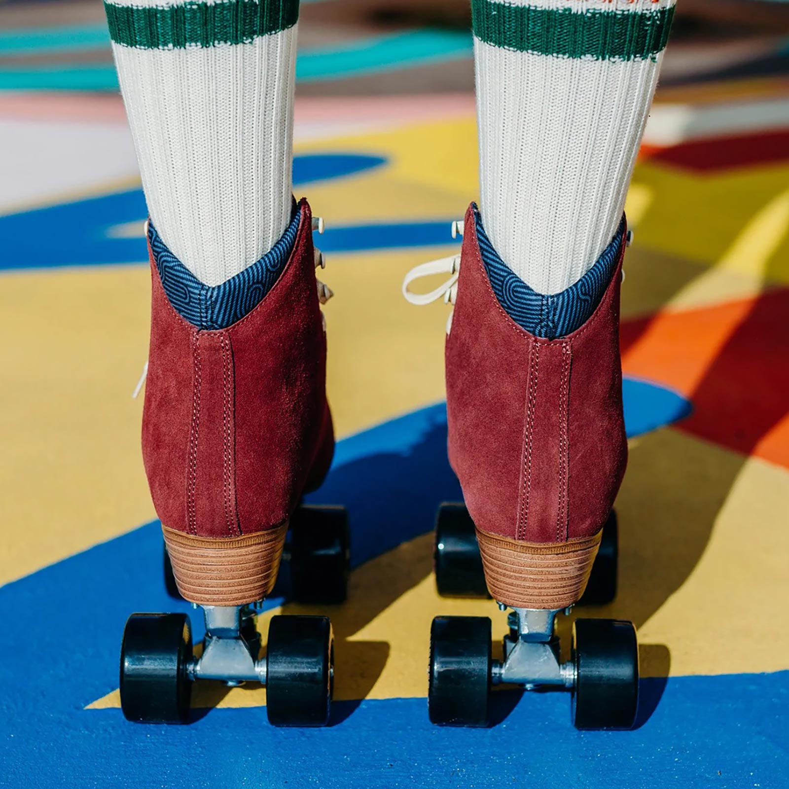 Chuffed Wanderer Roller Skates / Burgundy