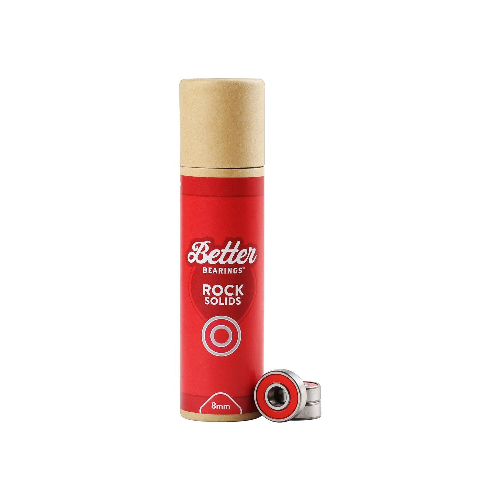 Better Bearings Rock Solids ABEC 7 (16 Pack) / Red / 8mm