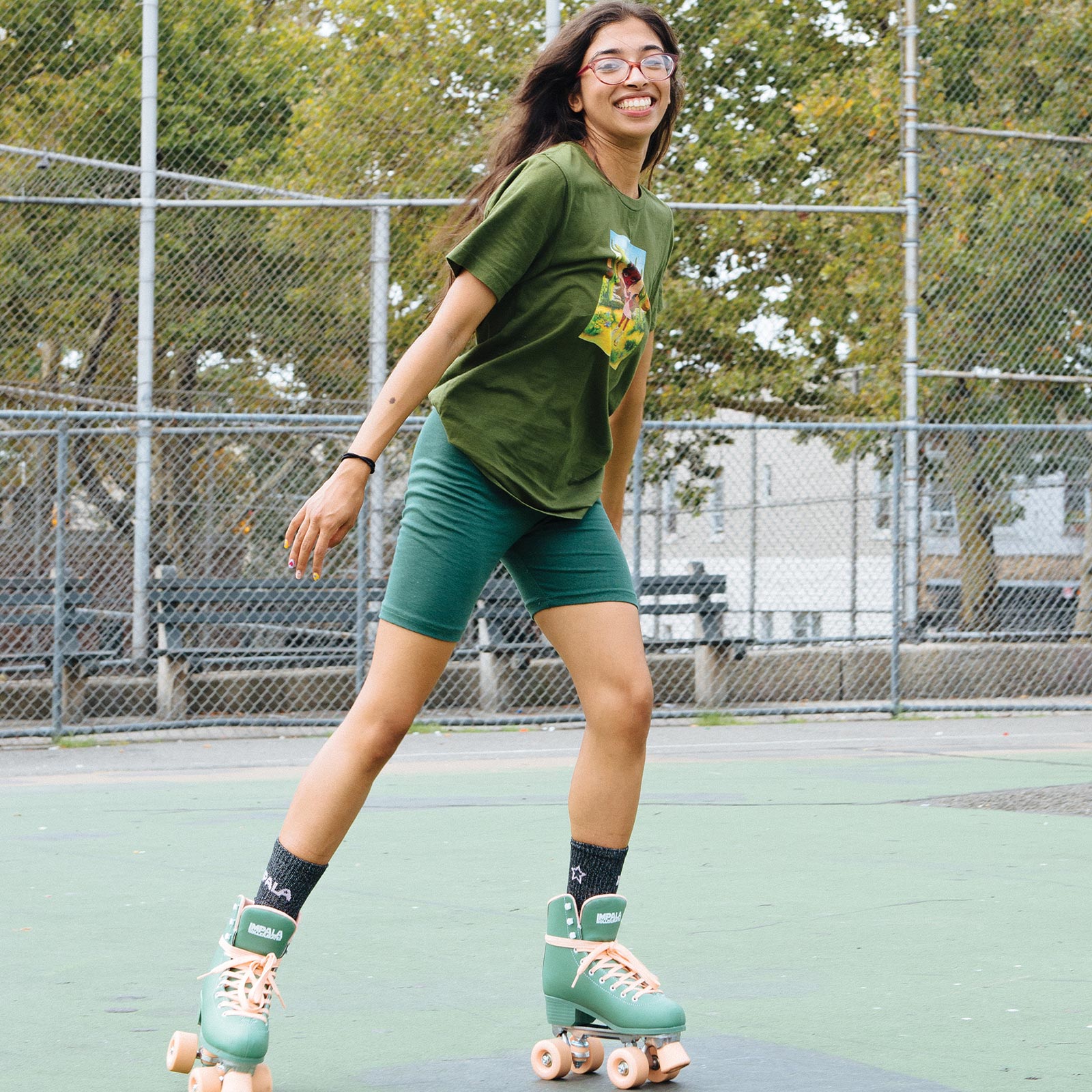 Impala Rollerskates / Forest Green