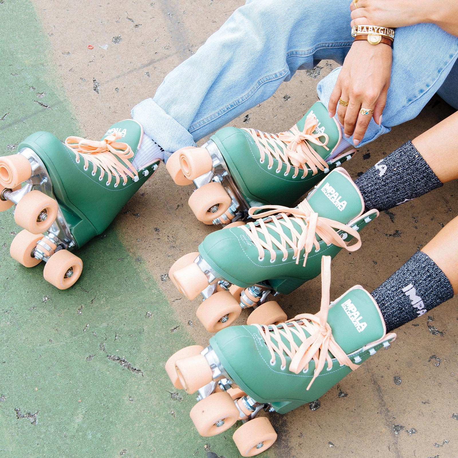 Impala Rollerskates / Forest Green