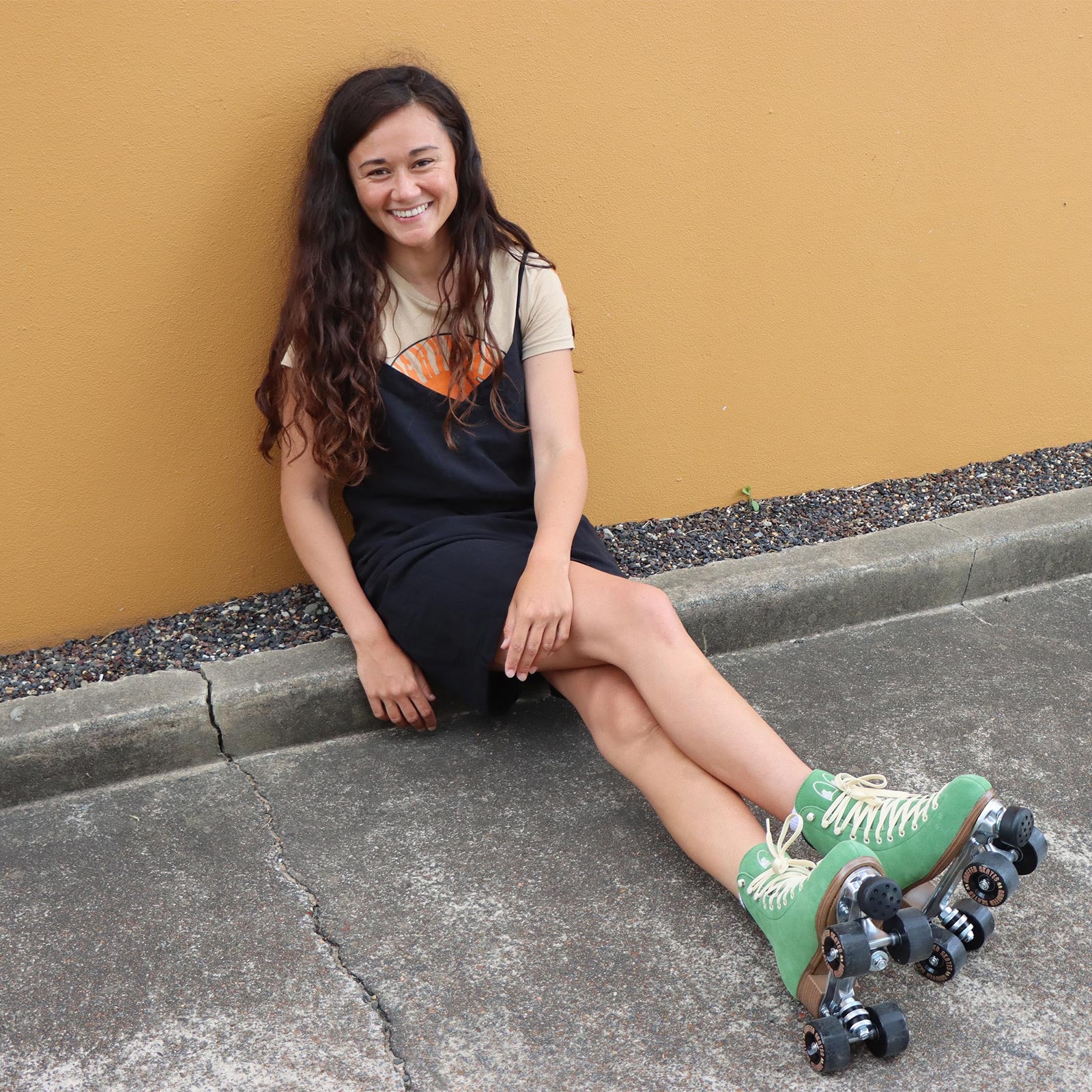 Chuffed Wanderer Roller Skates / Olive Green