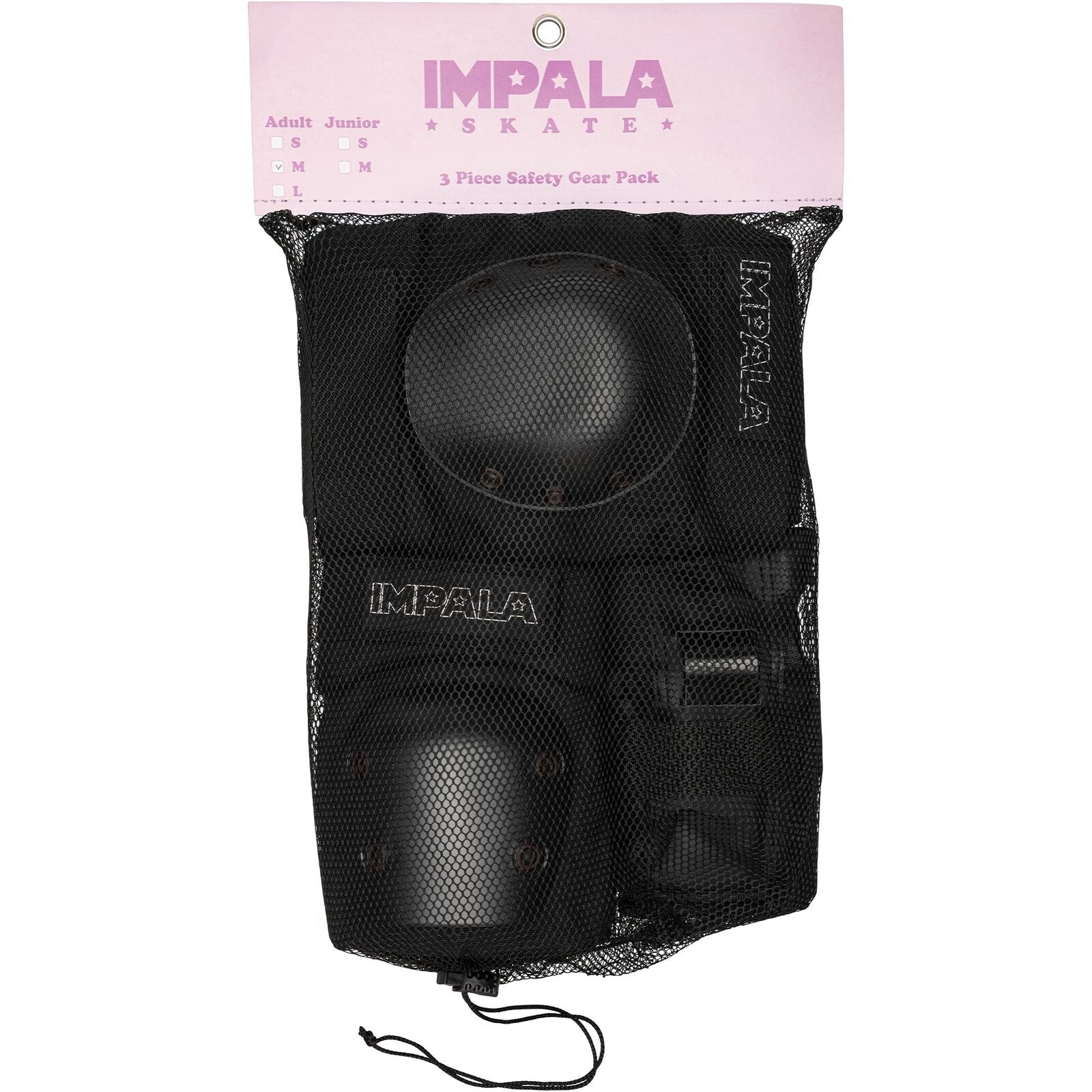 Impala Protective Tri-Pack / Adult / Black