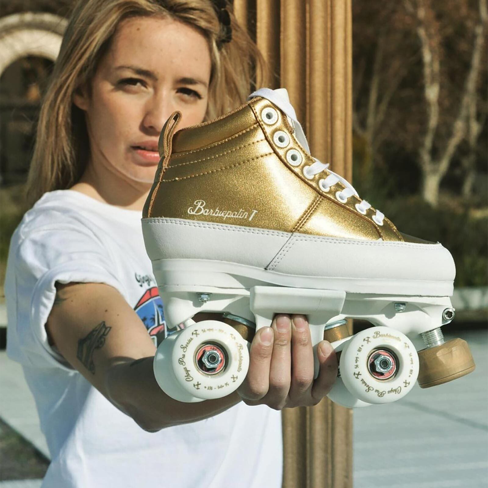 Chaya Kismet Barbiepatin Skates / Gold