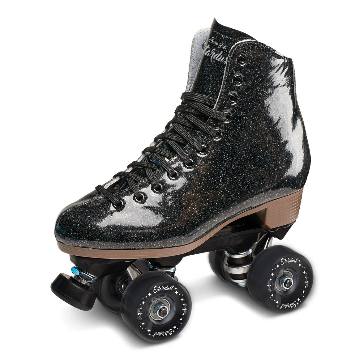 Sure-Grip Stardust Roller Skates / Glitter Black - Shop at Roll Skate ...