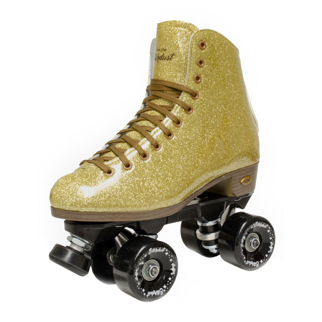 Sure-Grip Stardust Roller Skates / Glitter Gold - Shop at Roll Skate