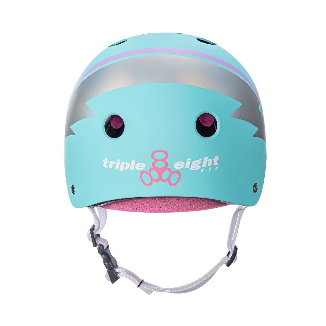 Triple 8 THE Certified Sweatsaver Helmet / Teal Hologram