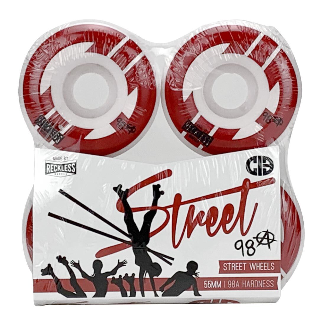 Reckless CIB Street Wheels (4 Pack)