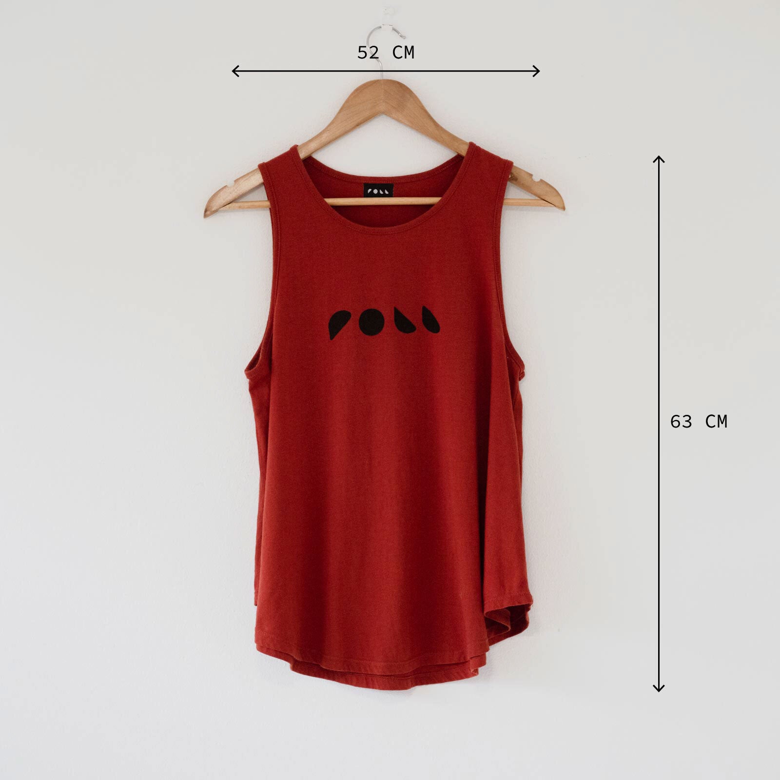 Roll Upcycled / Logo Tank / Rust / M