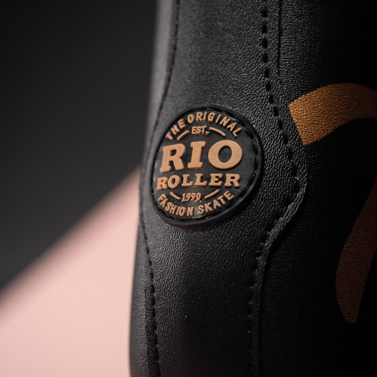 Rio Roller Script Skates / Rose Black