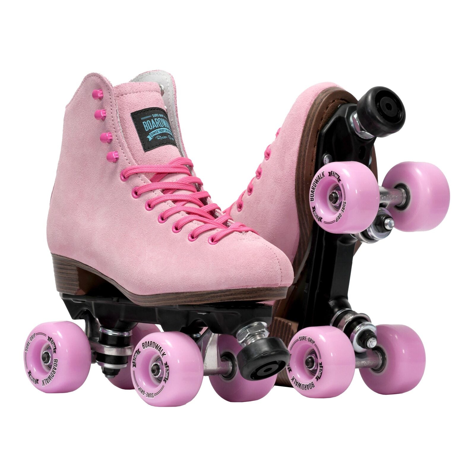 Sure-Grip Boardwalk Roller Skates / Tea Berry Pink