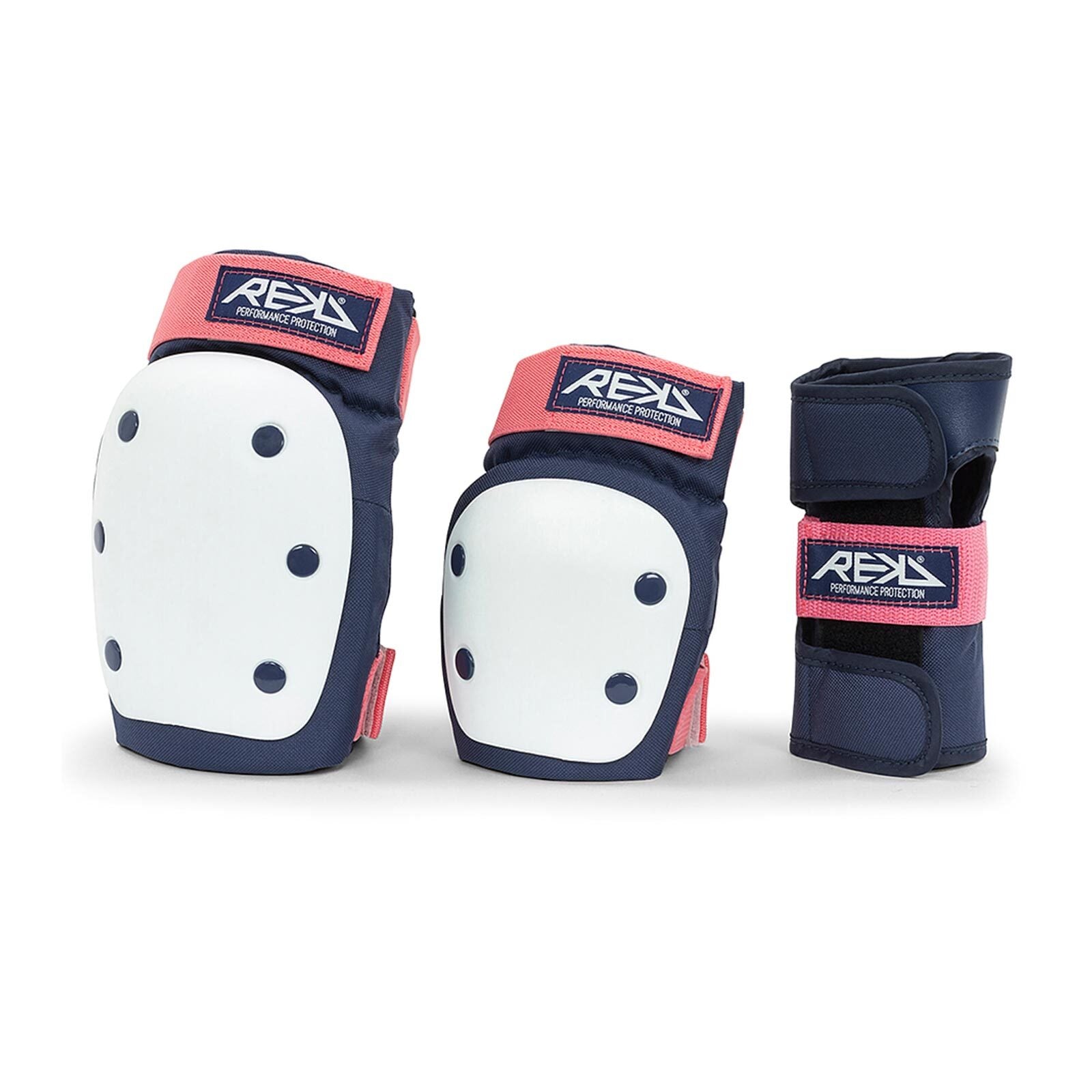 REKD Heavy Duty Triple Pad Set / Adult / Blue Pink