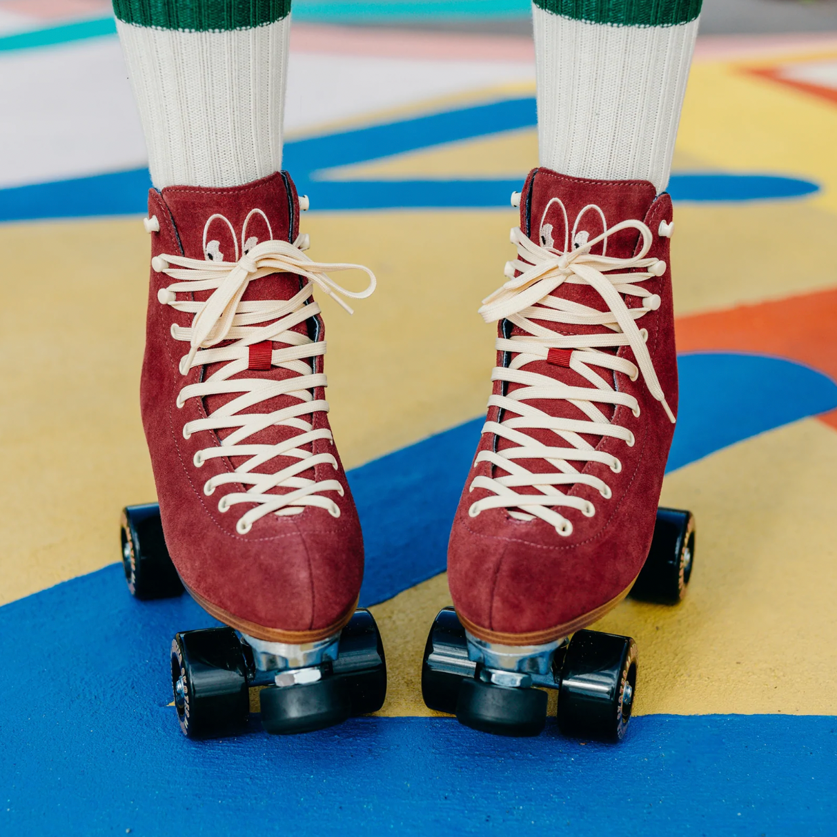 Chuffed Wanderer Roller Skates / Burgundy