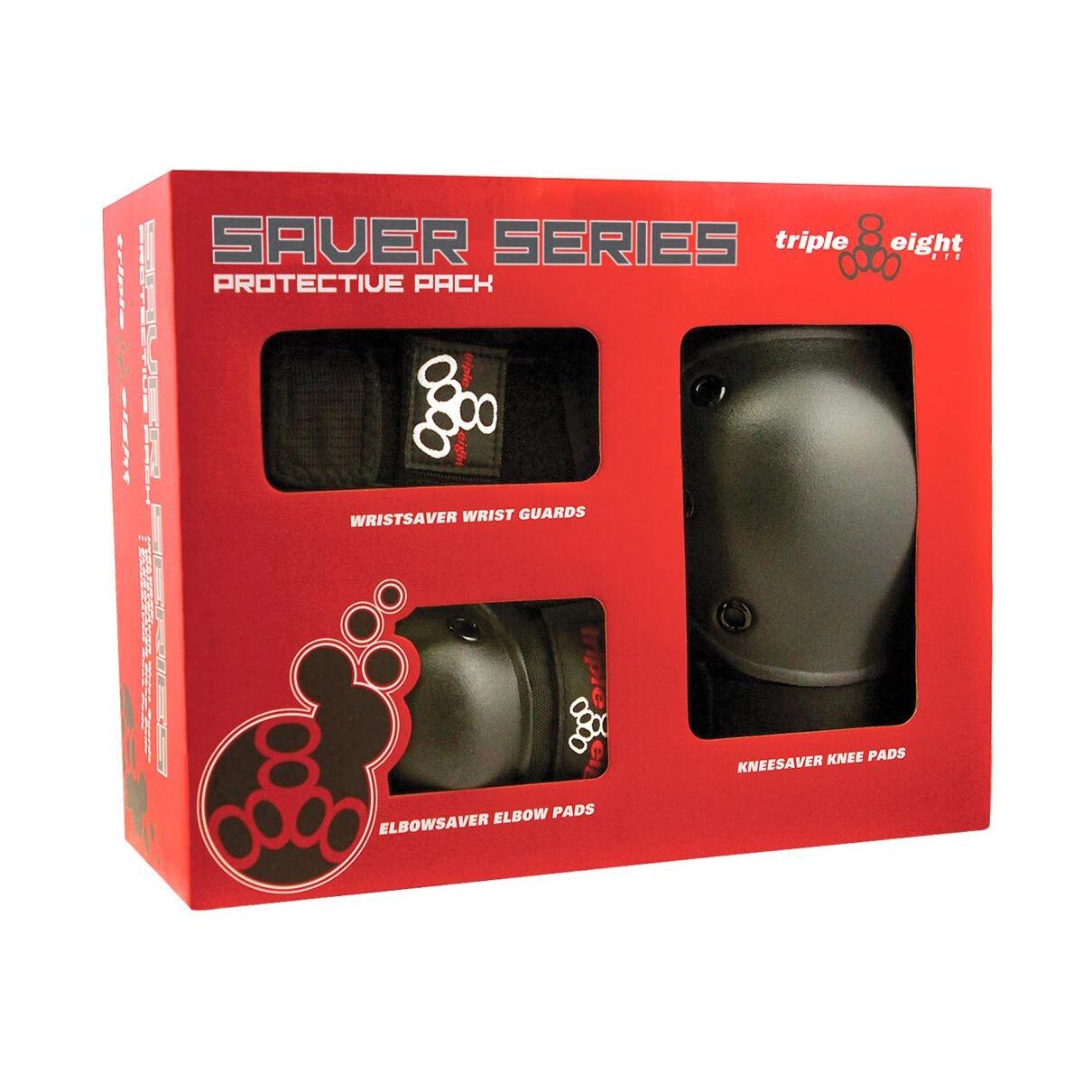 Triple 8 Saver Series Tri-Pack / Black