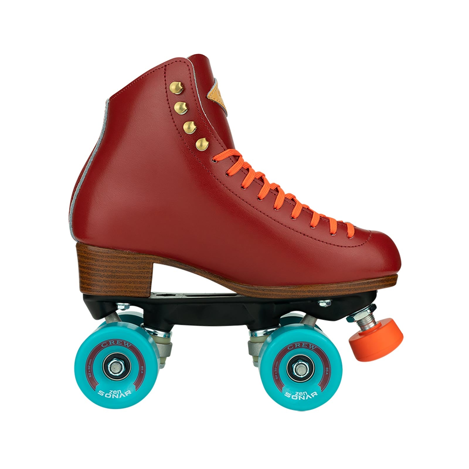 Riedell Crew Roller Skates / Crimson