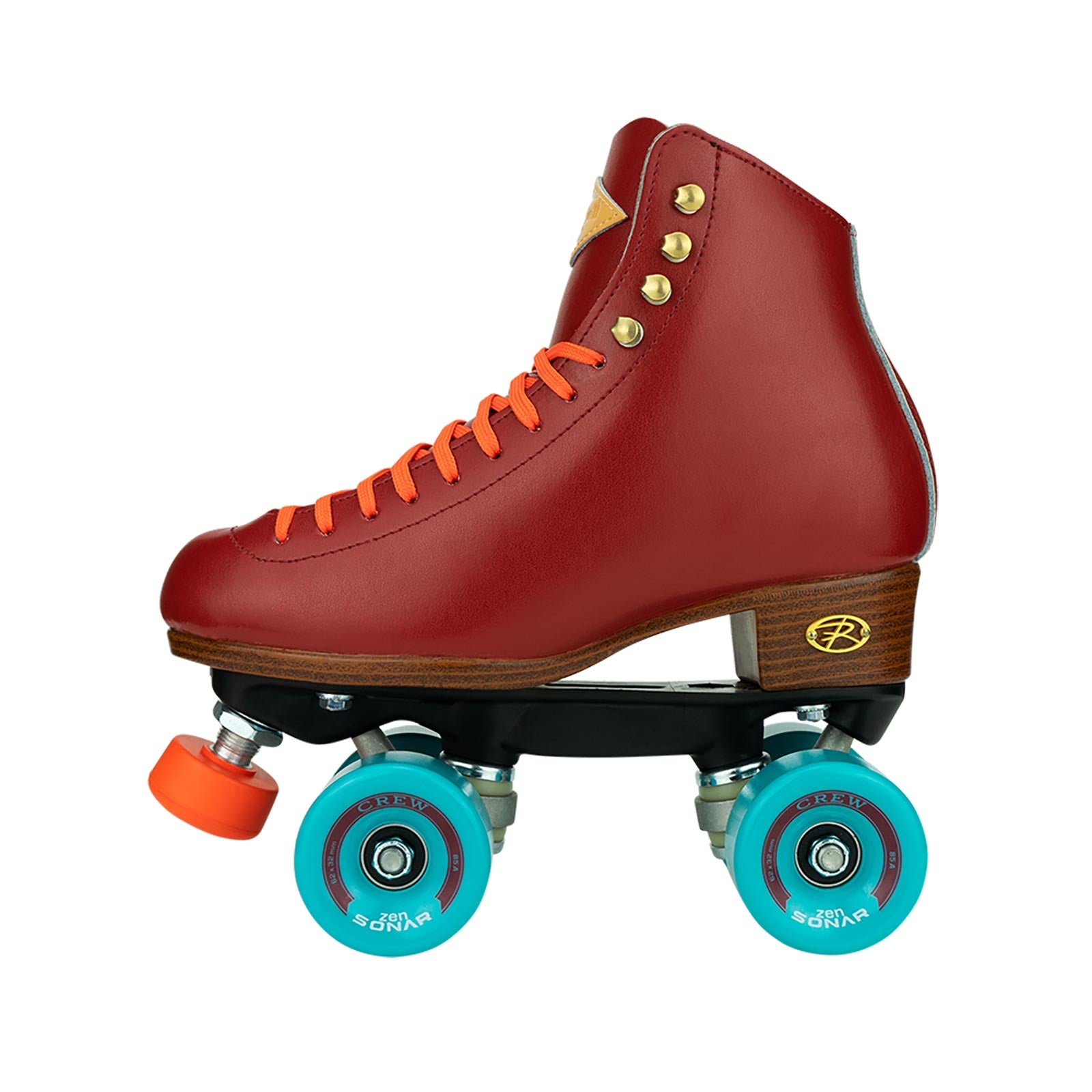 Riedell Crew Roller Skates / Crimson