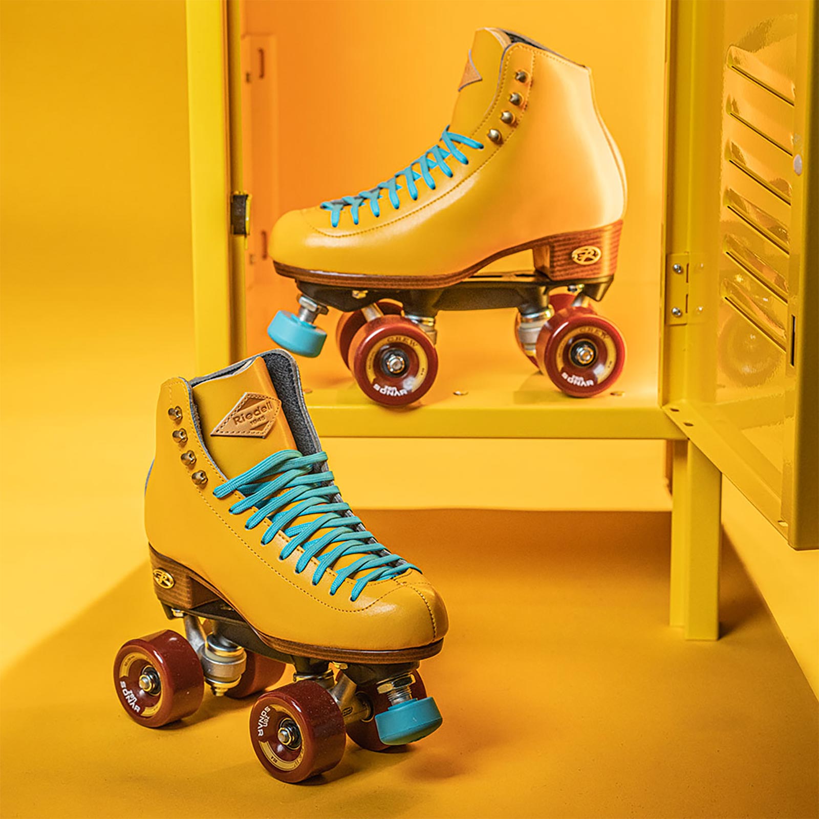 Riedell Crew Roller Skates / Turmeric