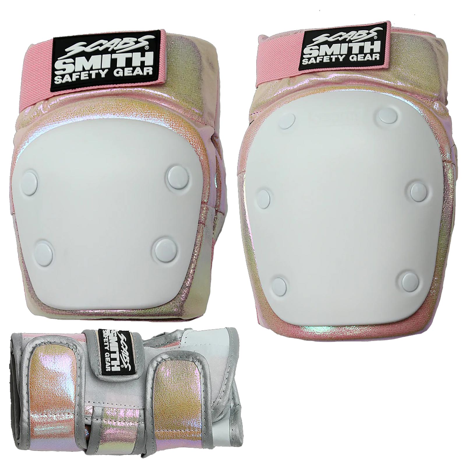 Smith Scabs Protective Tri-Pack / Adult / Cotton Candy